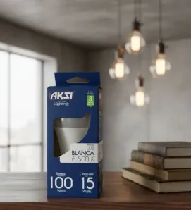 Foco LED AKSI 15W Luz Blanca 1550lm - Equivalente a 100W