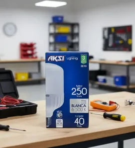 Foco LED Alta Potencia AKSI 40W 4000lm - Luz Blanca Industrial