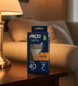 Foco LED AKSI 7W Luz Cálida 2700K 120073 - Confort y Ahorro