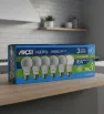 Pack 6 Focos LED AKSI 9W ECO Luz Blanca - Ahorro Máximo