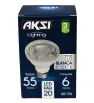Foco LED PAR 20 AKSI 6W Luz Blanca 6500K - Iluminación de Acento