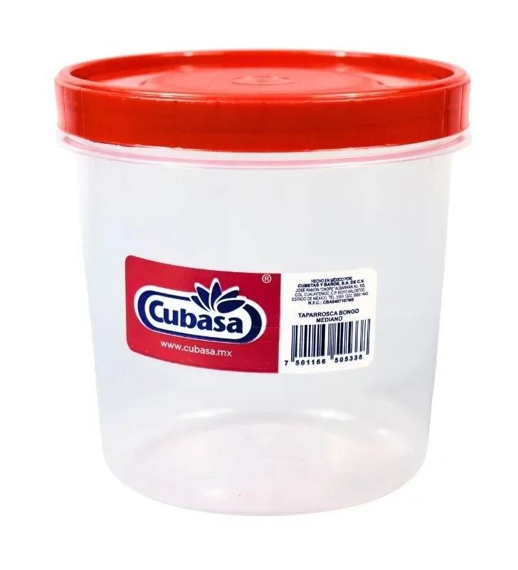 Bote Bongo Cubasa 0.95L Tapa Rosca - Hermético Multiusos