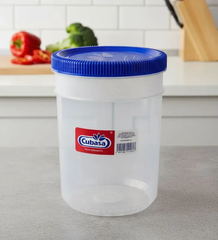 Bote Cubasa No. 3 con Tapa de Rosca 2.10L - Hermético y Versátil