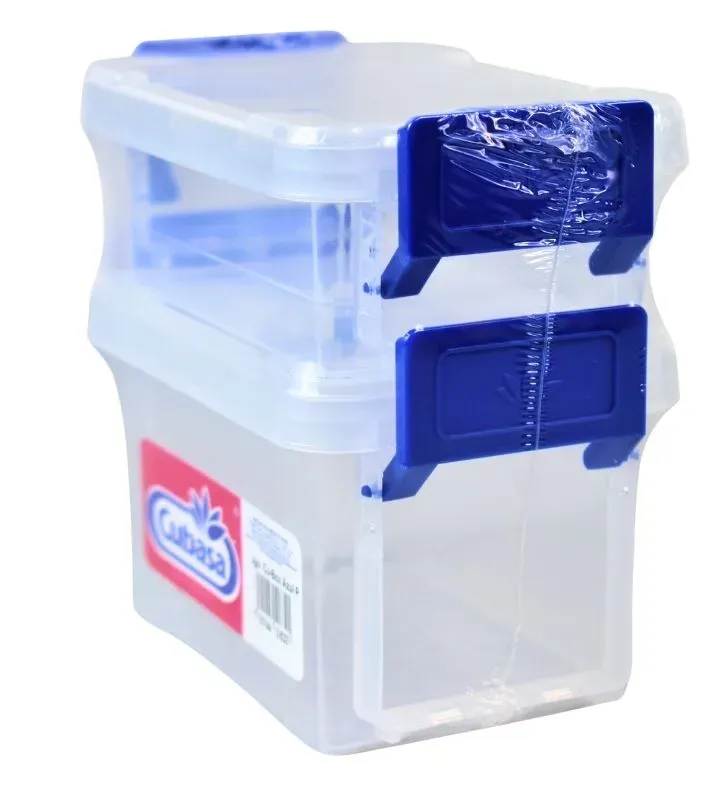 Juego Cu-Box Cubasa 1832 - 2 Cajas con Broches de Seguridad