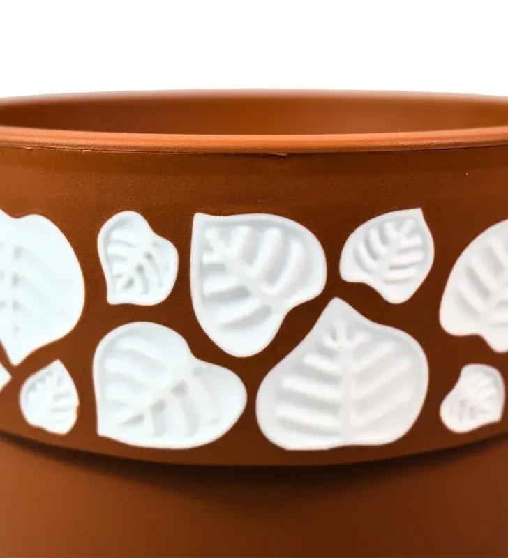 Maceta Emily Cubasa 4.8L Terracota - Modelo 3110 con Arillo