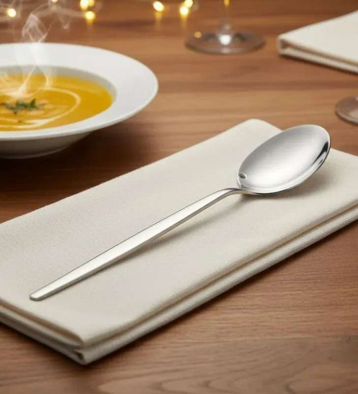 Cuchara Sopera Santorini - Acero Inoxidable (97908) - Ranieri/Imcosa