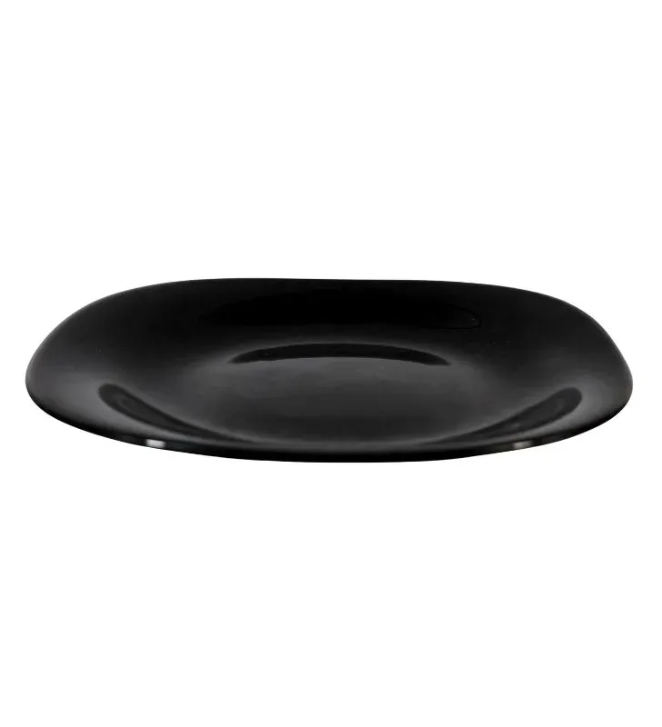 Plato Trinche Cuadrado Ranieri 21 cm Negro Opal - Modelo 98101