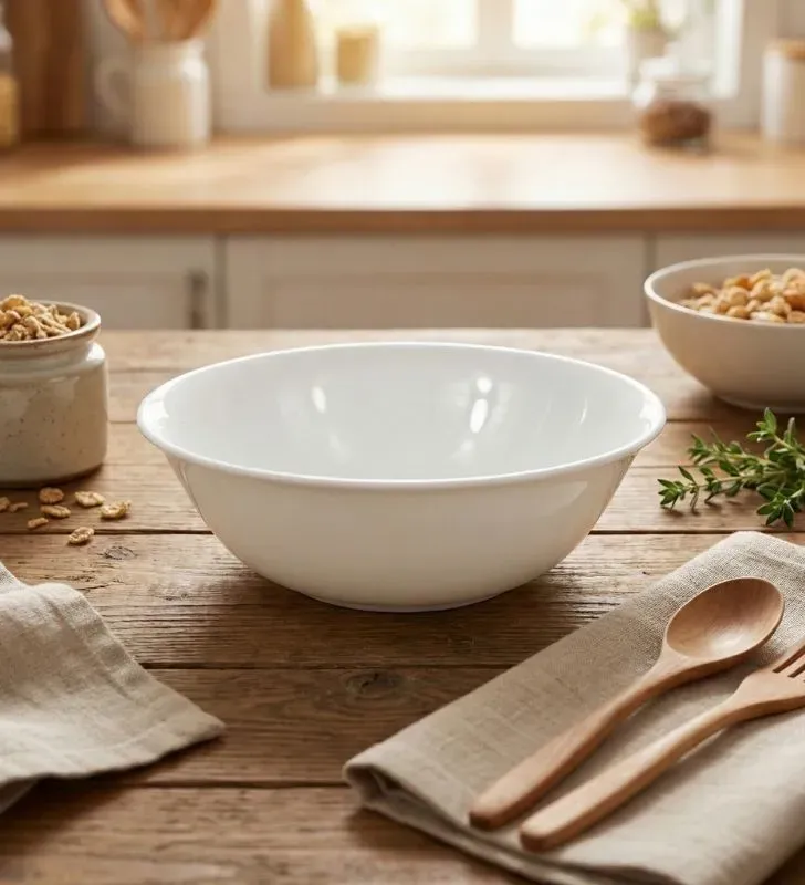 Tazón de Cerámica Blanca 6.5" BH HG178C6 - Blanco Opal