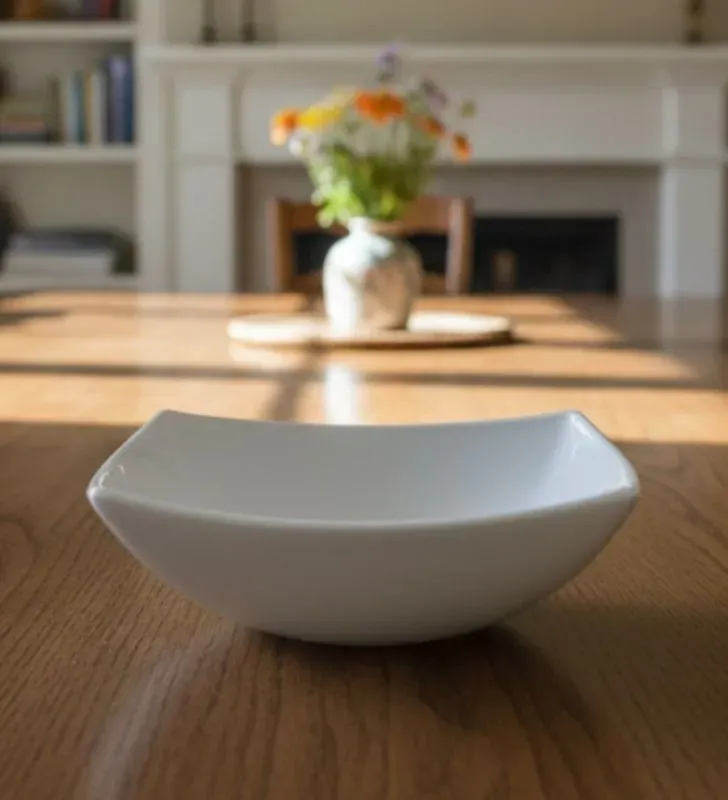 Tazón Cuadrado Imcosa Extreme Square 16.5 cm - Porcelana Blanca