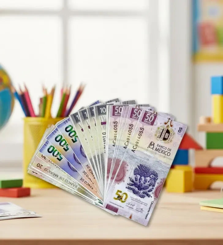 Billetito Gigante Infantil Loterías Camacho - 80 pzs Didácticas