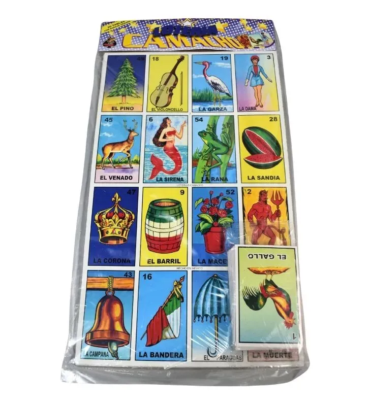 Lotería Gigante Loterías Camacho - 20 Tablas Gran Formato