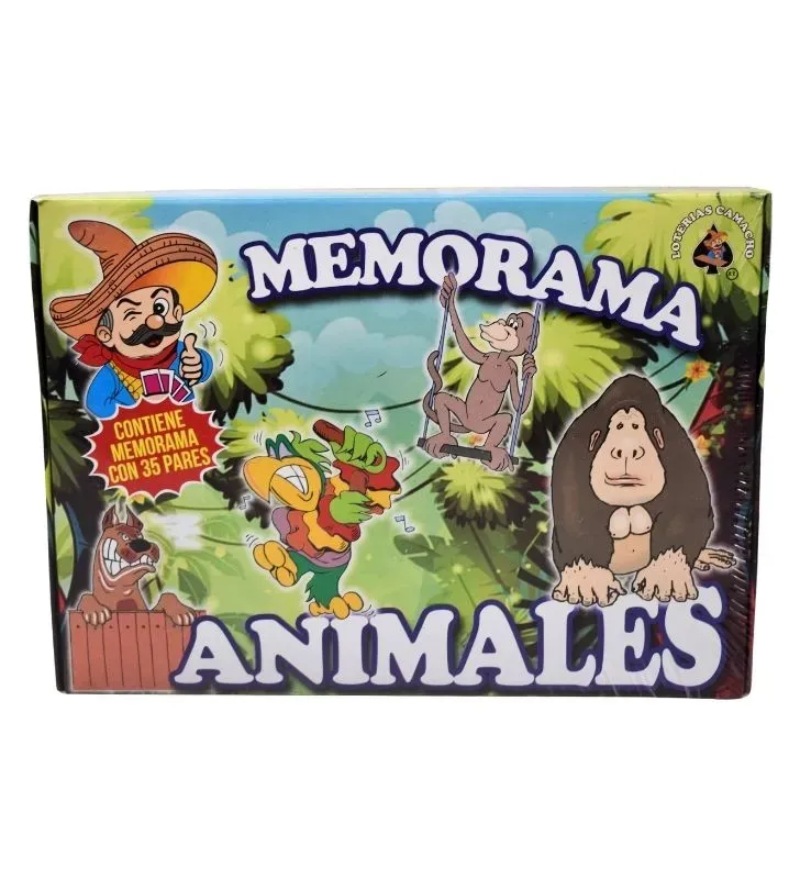 Memorama de Animales Loterías Camacho - 35 Pares Didácticos
