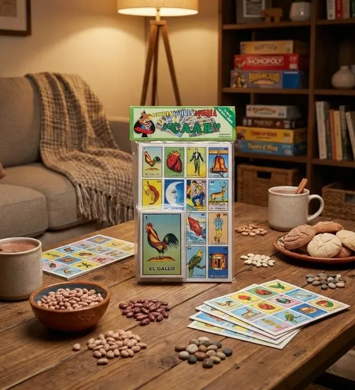 Lotería Tradicional Camacho 10 Tablas - Baraja Gallo Grande