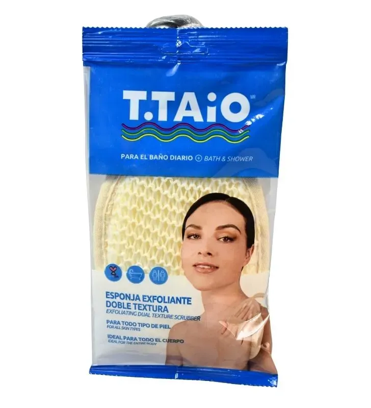 Esponja Natural Exfoliante T.Taio TTOL Relax - Fibra Vegetal