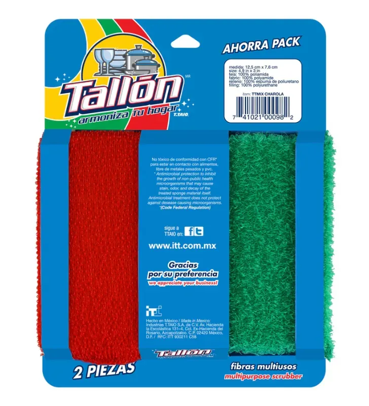 Paquete Tallón Fibras Multiusos T.Taio (2 pzas) - No Raya