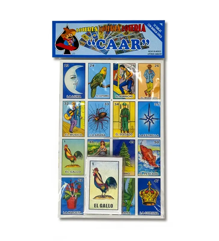 Lotería Tradicional de 10 Tablas - Loterías Camacho (Baraja Chica)