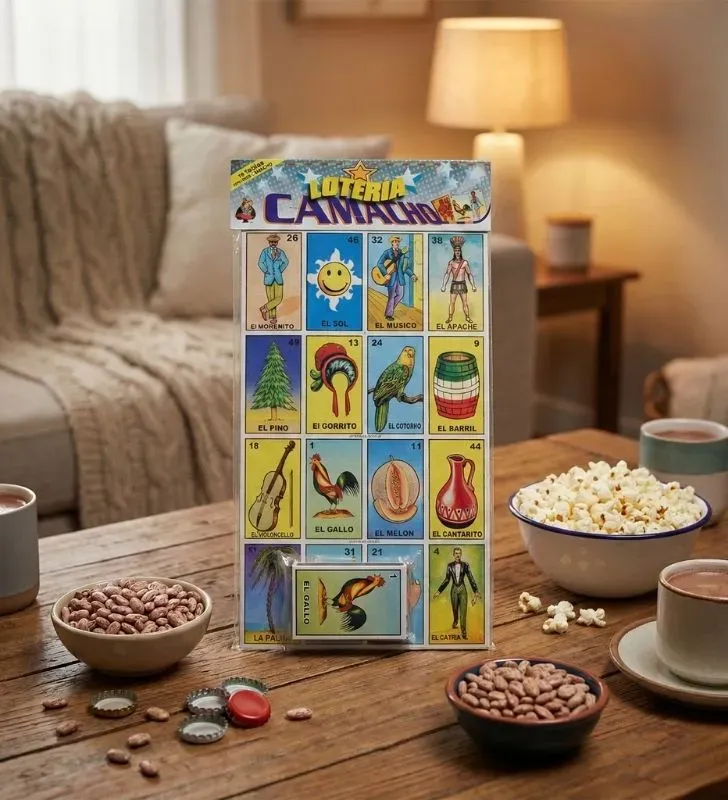 Lotería de 10 Tablas Gigantes Loterías Camacho - Formato Grande