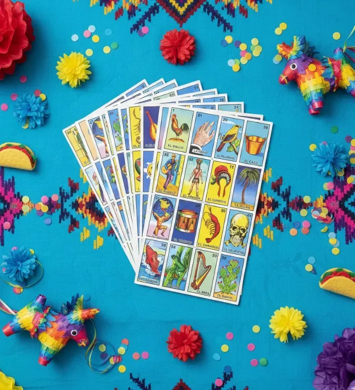 Lotería de 10 Tablas Gigantes Loterías Camacho - Formato Grande