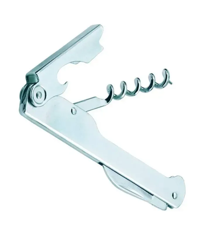 Sacacorchos 3 en 1 Ekco Classic - Acero Cromado con Destapador