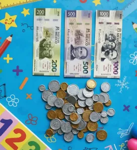 Billetes y Monedas Didácticos Loterías Camacho - Aprende Jugando