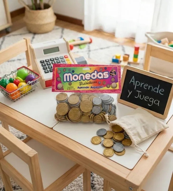 Monedas Didácticas Loterías Camacho - Paquete de 96 Piezas