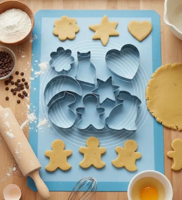 Set Corta Galletas Ekco Baker's Secret 8 Pzs - Plateado Satinado