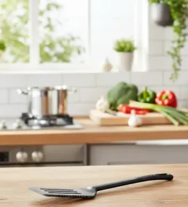 Volteador de Cocina Ekco One Negro 43803 - Nylon Resistente