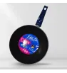 Wok Ekco 24 cm Azul – Acero esmaltado antiadherente