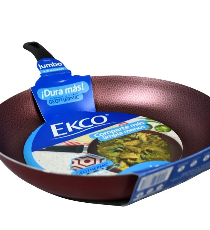 Sartén Antiadherente Ekco Classic 30 cm Rojo - Jumbo 67380