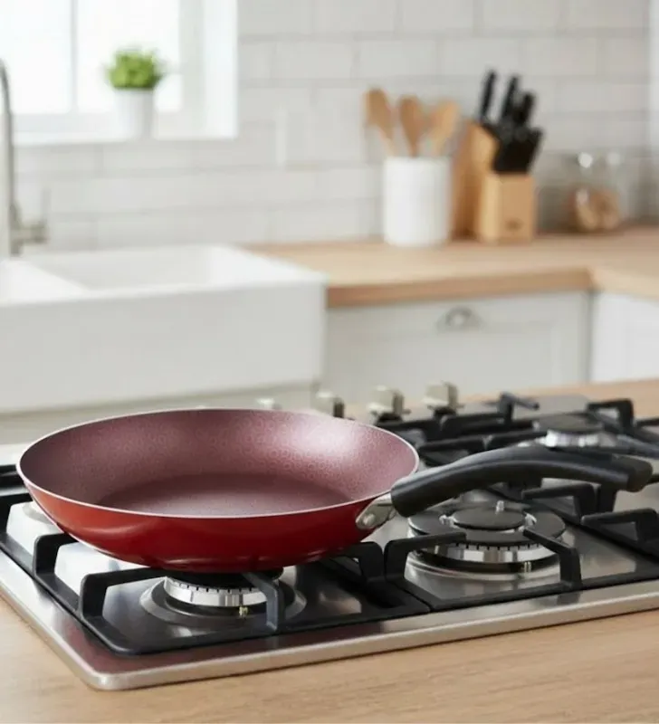 Sartén Antiadherente Ekco Classic 24 cm Rojo - 66611