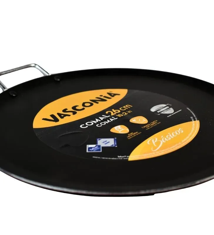 Comal Vasconia Esencial 26 cm Rojo - Aluminio Antiadherente