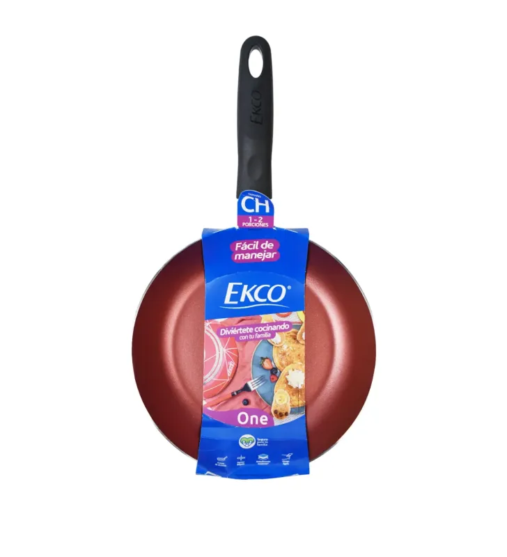Sartén Ekco One 20 cm Rojo – Aluminio con Duraflon