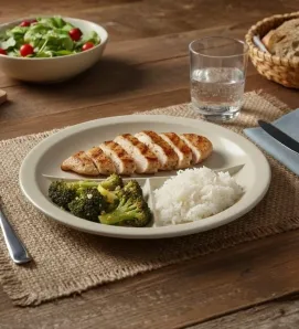 Plato Trinche con División Santa Anita 23 cm - Melamina Arena