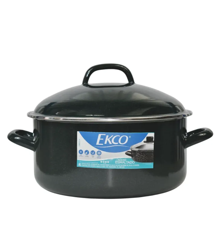 Cacerola esmaltada 24 cm Ekco