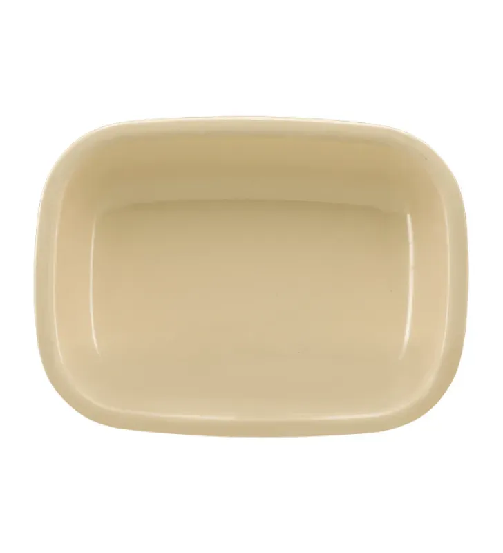 Platón Cuadrilongo Santa Anita 25x18 cm - Melamina Color Arena