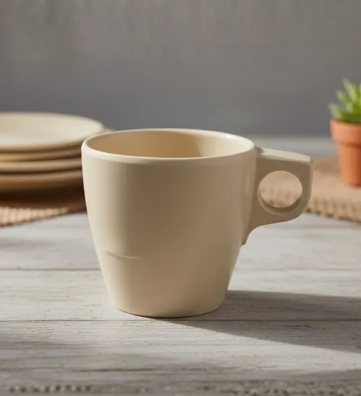 Taza Santa Anita 247 ml - Melamina Color Arena Resistente