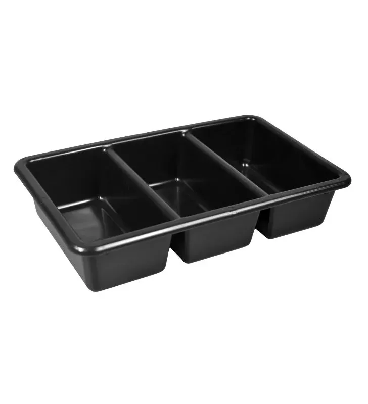 Charola Multiusos Chica 3 Divisiones Plastymet - Resistencia y Orden
