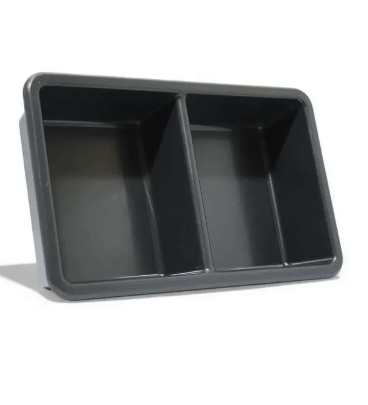 Charola Multiusos Chica Plastymet - 2 Divisiones Resistente