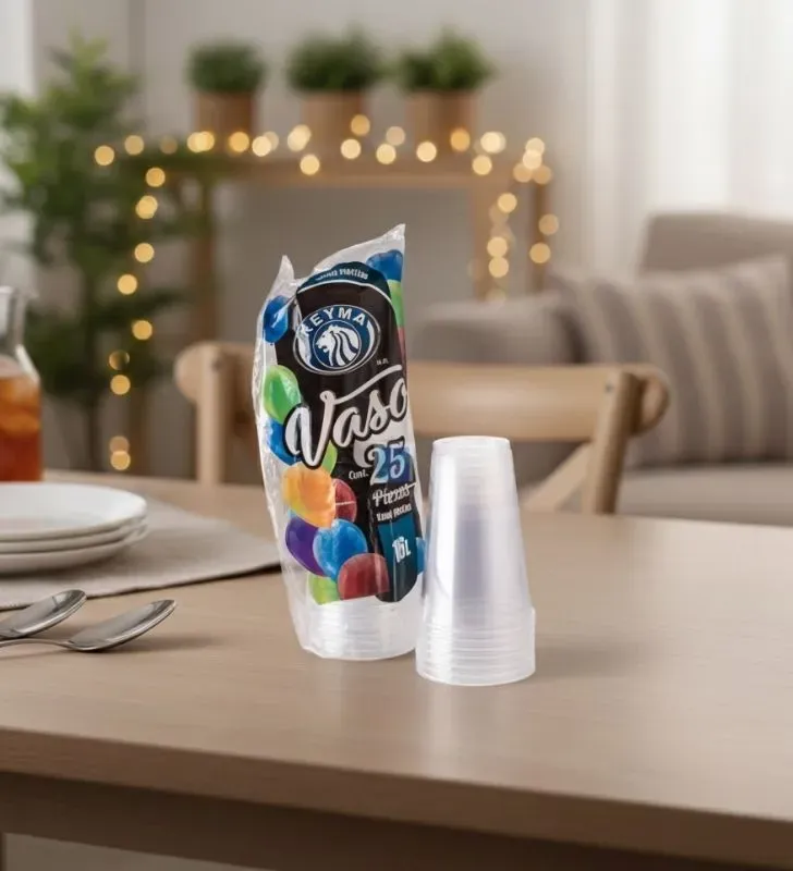 Vaso Reyma 16 Liso 500 ml - Paquete con 25 Piezas