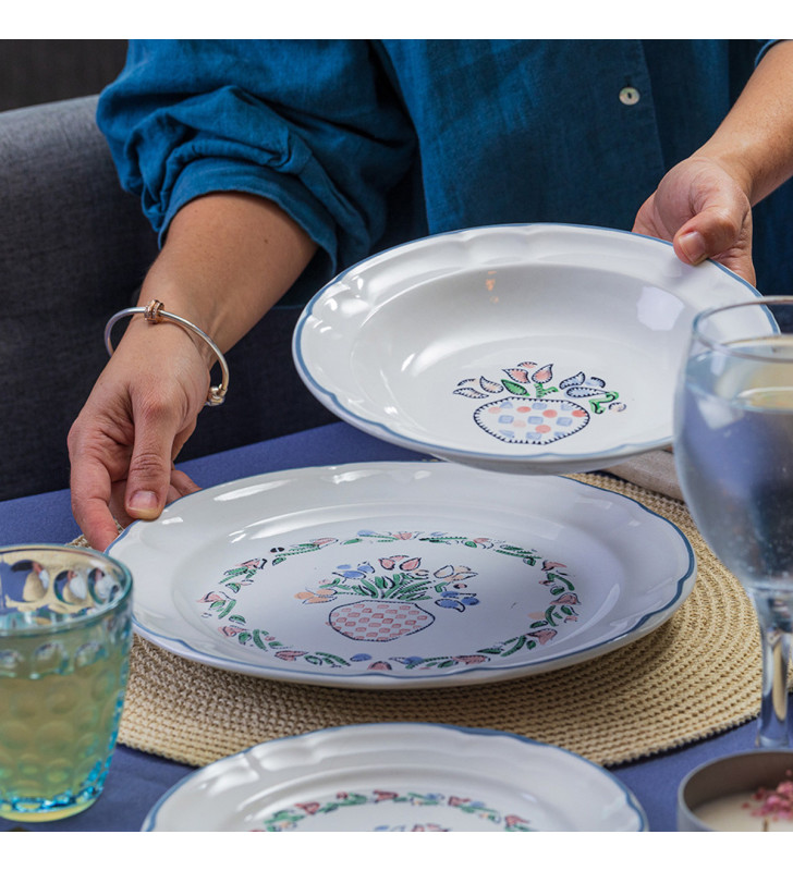 PLATO TRINCHE Y-89 TULIPAN ROSA-SANTA ANITA