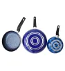 Set sartenes 20/24/30 cm azul – antiadherente