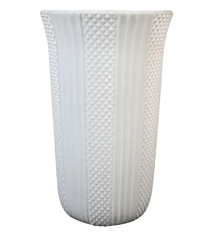 Florero Blanco Europlast 5.8L - Polipropileno Resistente