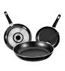 Set sartenes 20/24/30 cm negro – antiadherente vasconia
