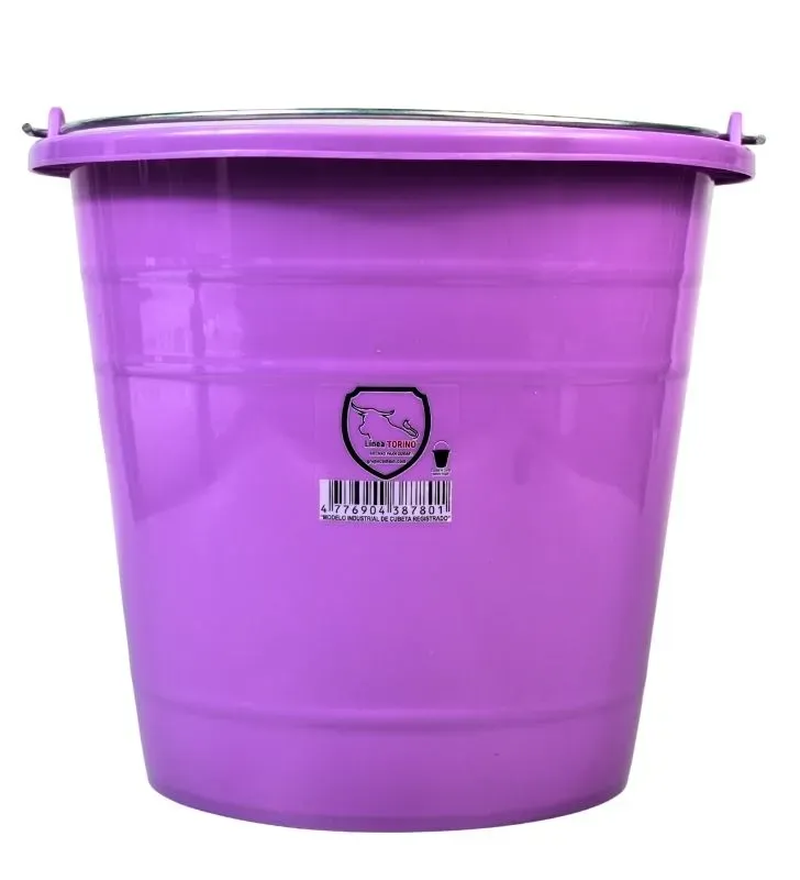 Cubeta 10 Litros Graduada Grupo Come In - Varios Colores
