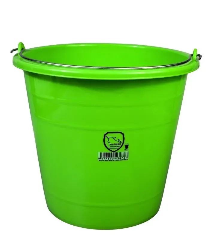 Cubeta 12 Litros Graduada Grupo Come In - Resistencia y Color