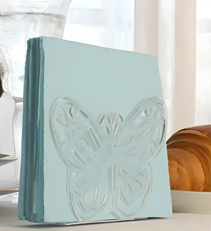 Servilletero Mariposa Plastiapan FIE024 - Transparente Cristal