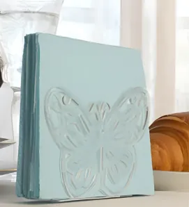 Servilletero Mariposa Plastiapan FIE024 - Transparente Cristal