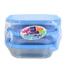 Set Kenji B3 Plastiapan 0.5L (3 pzas) - Tapas de Colores