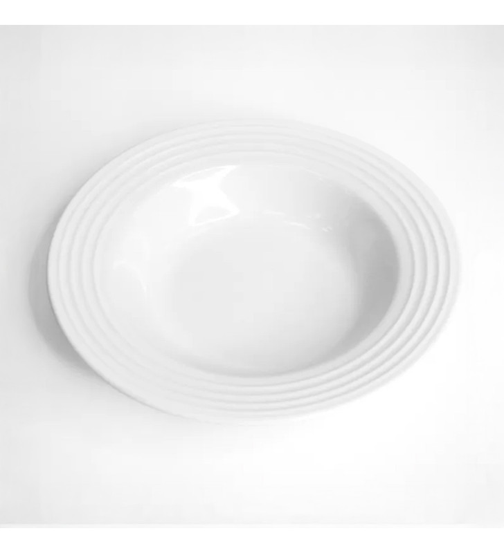 PLATO SOPERO EMBOSS CIRCLES OPACO-SANTA ANITA