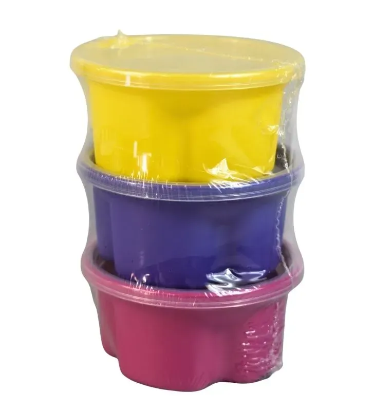 Set Bambán B3 Plastiapan 250ml (3 pzas) - Mini Contenedores